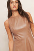 bare-sophistique-faux-leather-midi-dress Flying Tomato-Sophia's Style-2